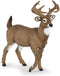 Papo White-Tailed Deer Figure - Realistic Forest Animal Toy for Kids Age 3+ - 10.4 x 4 x 10.9 cm