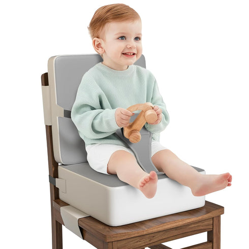 Svkipibe Booster Seat for Kitchen Chair, Toddler Booster Seat for Dining Table with