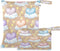 Burbuja Heart in Cloud Wet Dry Bags for Baby Cloth Diaper 2 Pack,
