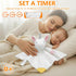 4-in-1 BEREST Unicorn Baby Sleep Soother Sound Machine with Heartbeat & White Noise|Security Blanket & Pacifier