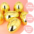 12 Pack 6 Inch LEASEN Jumbo Gold Easter Eggs, Large Metallic Giant Empty Plastic Eggs Fillable for Easter Themed Party