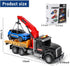 YHXKJ 3 Pack 12'' Set,Transport 3 4 5 6 7 Large Trucks Toy Tow Truck Toy & Dump Trucks and Car Carrier Truck Toys