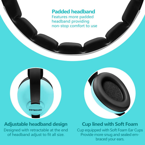 Earmuffs Infant Hearing Protection, Noise Cancelling Headphones for Babies 3 Months to 3 Years