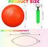 Vinsot 12 Pack 8.5 Inch Playground Balls - Bouncy Balls for Kids with Hand Pump for Indoor & Outdoor Games