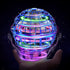 Flying Ball Orb Toys - Hover Soaring Flying Toy Globe Shape Magic Boomerang Spinner Mini Drone for Kids Adults (Blue)