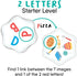 FlexiQ WHAT DO YOU MEME? Letter Links — Word Match Game, Brain Teasers for Kids 6+, Family Board Games