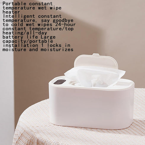 Generic Baby Wipe Warmer - Baby Wet Wipes Dispenser, Portable Large Capacity Wipes Dispenser, Usb Wipe Warmer Container