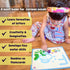 36 2, 3, 4, 5 Alphabet & Number Playdough Mat for Letter Tracing | Activity Card for Clay, Playdoh, Marker | Learn
