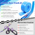15 1/64th 3+ Flexible Race Track Toys for Kids: Ft Flex Race Car Ramp Track with Suction Cups - Rolls Up Portable DIY