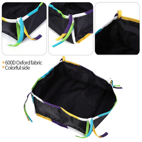 Baby Stroller Pram Bottom Basket, Large Capacity Shopping Storage Case with 600D Oxford Fabric