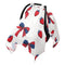 Mazeann 4th July Strawberry Bows Car Seat Cover Baby Breathable Soft Infant Carseat
