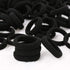 200PCS Black Baby Hair Bands - Mini Seamless Toddler Hair Ties, Soft Ponytail Holders for Kids Girls