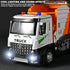 NOVAFUSION 4-7Orange Front Loader Arm Toy Garbage Truck with Auto Lift Function,Diecast Garbage Truck Metal