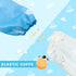 Little Dimsum Mess-Proof Baby Bibs|Infant Toddler Long Sleeve Waterproof Feeding Art Smock|Catching Food & Wipe Clean|Pack of 2 Colors Glatic&spaceship