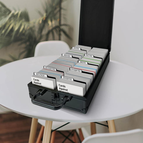 CardKingPro 16pcs Playing Card Dividers | Writable Tabs | 100 x 70mm | Designed for Long & PRO Edition Cases
