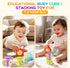 1 12-in-1 1-2, Montessori Activity Cube & Busy Board for Year Old - Travel Toys for Airplane & Car, Educational