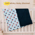 30x40 Inches, david's kids Micro Fleece Minky Baby Blanket for Boys Girls with Double Layer and Soothing Raised Dots