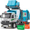 HAPYAD AUTO-Lift Function Garbage Truck Toys Metal Cab, Trash Truck Toy Set