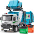 HAPYAD AUTO-Lift Function Garbage Truck Toys Metal Cab, Trash Truck Toy Set