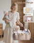 CEI-CEI Baby Diaper Caddy Organizer with Handle, Large Portable Nursery Storage Basket for Newborn Essentials, Changing