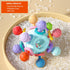 Baby Sensory Teething Toys - Montessori Teethers for Infant Boys Girls 0-18 Months, Rattle Chew Toys for Learning
