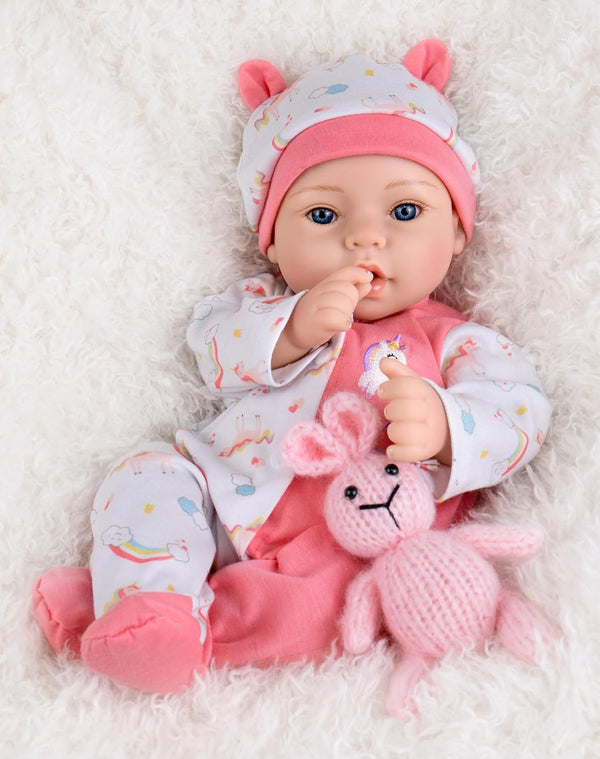 Aori Reborn Baby Dolls Lifelike - 18-inch Real Life Newborn Girl with