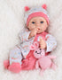 Aori Reborn Baby Dolls Lifelike - 18-inch Real Life Newborn Girl with