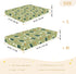 miaozhen 1 Pack 52x28 Cotton Baby Crib Sheets for Boys Girls Soft Cute Cartoon Seasons Turtles Muslin Crib Sheets