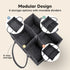 KeaBabies Portable Diaper Changing Pad and Diaper Caddy Organizer - Travel Diaper Change Mat - Baby Organizer