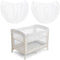 Rthjsfj 2Pcs Mosquito Net for Baby Bed Stroller, Breathable Portable Netting Cover for
