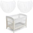 Rthjsfj 2Pcs Mosquito Net for Baby Bed Stroller, Breathable Portable Netting Cover for