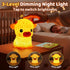 Dimmable 30 BPA-Free SiliconeHuggwaii Highland Cow Night Light for Kids, Squishy Night Light Touch Cow Lamp, Highland
