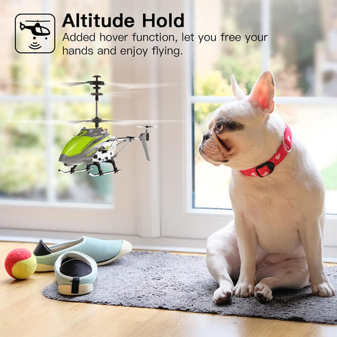 Cheerwing Remote Control Helicopter, SYMA S107H Mini Helicopter with Altitude Hold for Kids and Adults