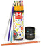 ARTEZA 24 Scented Pencils for Kids, Pre-Sharpened Triangular Shape Smelly Color Pencils