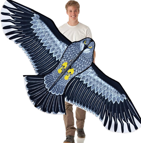HENGDA KITE Strong Eagles! Huge 74-Inch Beginner Eagle Kites for Kids and Adults