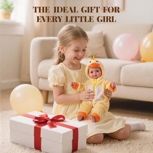 5-Piece Set 15-Inch 3+, BABESIDE Value Realistic Baby Doll Includes Soft Body Doll, Outfit, Bottle, Magnetic Pacifier