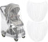 Sucrain 2 Pack Baby Mosquito Net for Stroller,Car Seat,Bassinets,Cradles,Pack N Plays and Portable
