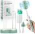 Momcozy Electric Baby Bottle Brush Set with Drying Rack, 7-in-1 Powered Bottle