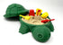 6 6 Munnygrubbbers - Mini Desktop Turtle Sand Box - x in - Stress Relief - Made in USA - Includes Moldable Play Sand