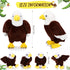 Lenwen 5 Pcs Bald Eagle Stuffed Animal Bulk 1 Mommy Eagle Plush with 4 Cute Babies Bald Eagles Plush Wild Bald Eagles