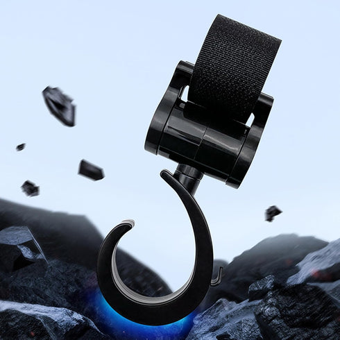 XEGZLH 360 Degree Rotating Strollers Accessory Hanger Clip Hook Designing Easy Installation Without Tool Required