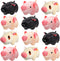 12 Pack Cute 4 Inch Plush Animal Toys, Mini Stuffed Doll Keychain Tote Bag Pendant for Birthday Party DIY Home Decor