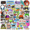 DETICKERS Gaming Stickers for Boys, 50 PCS Waterproof Vinyl Stickers for Video Game Water Bottles