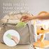 Olababy Travel-Friendly Silicone Baby Bib with Case | Lightweight & Gentle for Infants and Toddlers