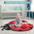 8-in-1 Tummy 6 0-3-6-9-12 Jyusmile Baby Play Gym Mat, Time Mat with Toys, Washable Baby Activity Mat for Visual
