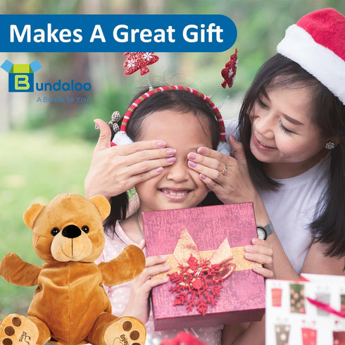 Bundaloo Animated Clapping Bear Stuffed Animal for Kids