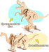 8-10-12, 4 1 8-12, 3D Dinosaur STEM Kits for Kids Ages in Wood Building Toys for Boys Age Build It Yourself Woodworking