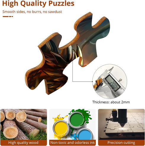 1000 (27.5"x 19.7") Puzzles for Adults Piece Jigsaw Puzzles Fire Dragon and Electric Dragon Fight Puzzle Game