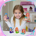 24 2.36 inch Leyndo Pcs Rubber Mermaid Decoration Small Squeaky Mermaid Toy for Fish Tank Dashboard Fairy Garden
