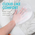 Boon Puff+ Inflatable Baby Bather - Infant Bathtub Includes Microfleece Cover, Swaddle Wings, and Storage Bag